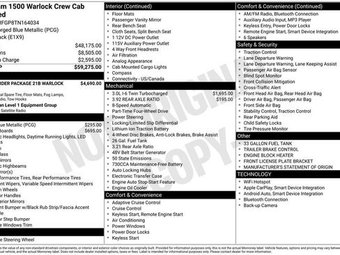 New 2026 RAM 1500 Classic Warlock image 34