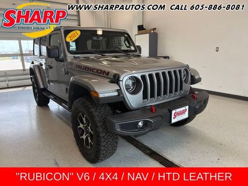 Used 2021 Jeep Wrangler Unlimited Rubicon AWD/4WD image 1