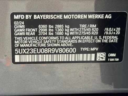 Certified 2024 BMW X5 xDrive40i w/ M Sport Package image 35