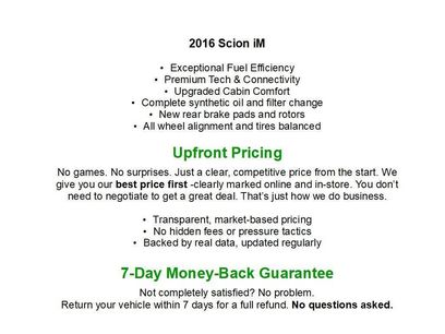 Used 2016 Scion iM