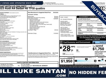 Used 2023 Audi A4 2.0T Premium w/ Convenience Package