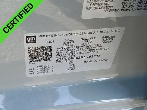Certified 2024 Chevrolet Silverado 1500 LT Trail Boss w/ Convenience Package II AWD/4WD image 34