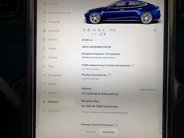 Used 2016 Tesla Model S 70D AWD/4WD image 41