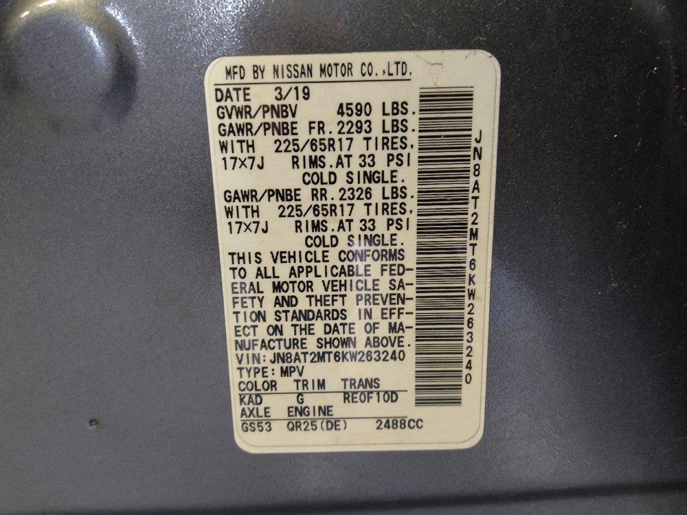Used 2019 Nissan Rogue SV FWD image 33