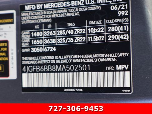Certified 2021 Mercedes-Benz GLE 53 AMG 4MATIC image 32