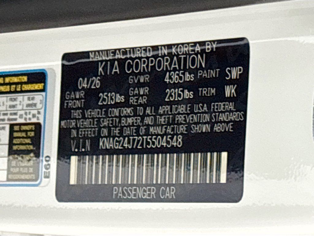 New 2026 Kia K5 LXS FWD image 24