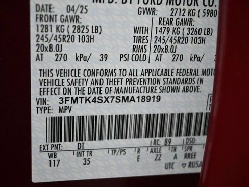 Certified 2025 Ford Mustang Mach-E GT AWD/4WD image 37