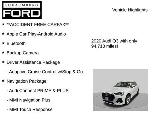 Used 2020 Audi Q3 2.0T Prestige w/ Prestige Package AWD/4WD image 8