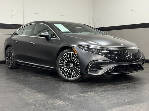 Used 2024 Mercedes-Benz EQS 450+ Sedan w/ AMG Line Exterior Package image 2