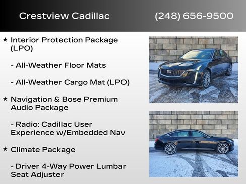Certified 2022 Cadillac CT5 Premium Luxury w/ Parking Package image 20