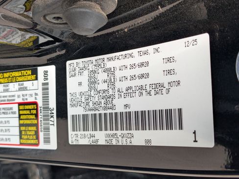 Used 2026 Toyota Sequoia 1794 Edition AWD/4WD image 34