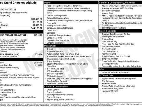 Used 2019 Jeep Grand Cherokee Altitude image 11