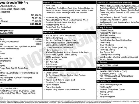 Used 2024 Toyota Sequoia TRD Pro image 6