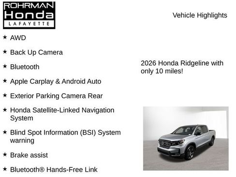 New 2026 Honda Ridgeline TrailSport image 7