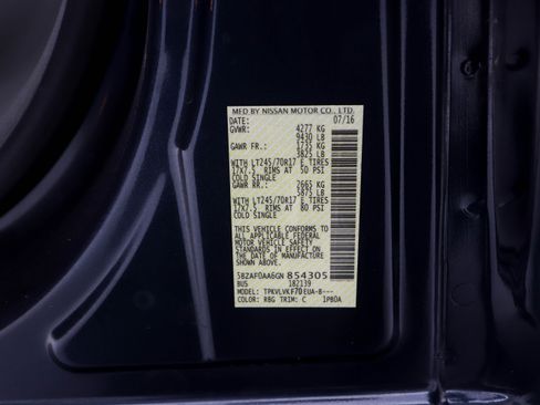 Used 2016 Nissan NV 3500 SL RWD image 31