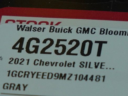 Used 2021 Chevrolet Silverado 1500 RST w/ Bed Protection Package AWD/4WD image 27