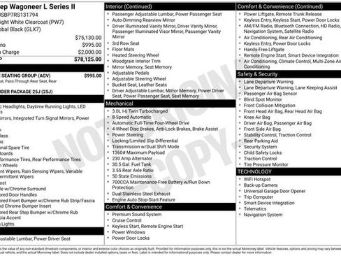 Used 2024 Jeep Wagoneer L Series II w/ Flexible Seating Group image 27