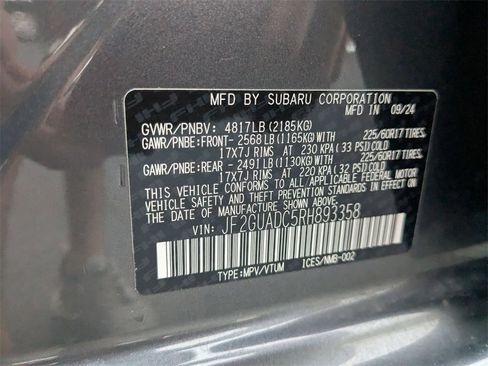 Used 2024 Subaru Crosstrek 2.0i Premium image 33