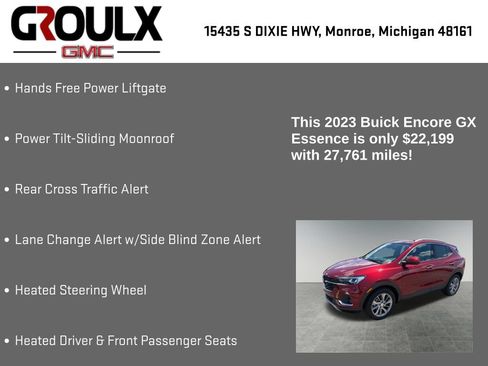 Used 2023 Buick Encore GX Essence w/ Experience Buick Package FWD image 15