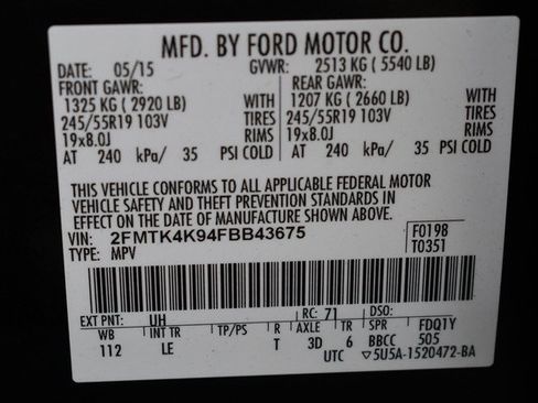 Used 2015 Ford Edge Titanium w/ Technology Package AWD/4WD image 33