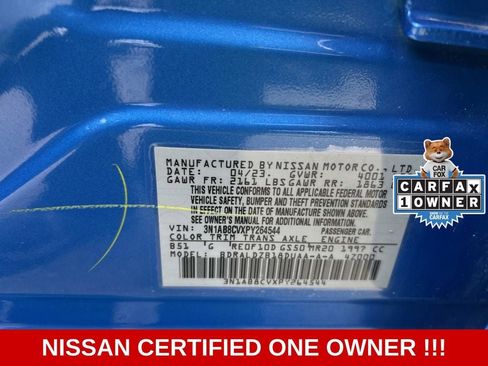 Certified 2023 Nissan Sentra SV w/ All-Weather Package FWD image 22