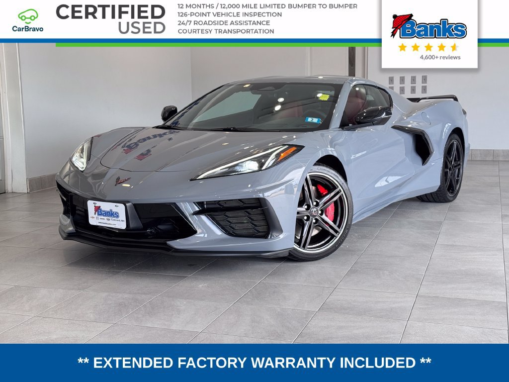 Certified 2024 Chevrolet Corvette Stingray Coupe w/ Z51 Performance Package RWD image 1