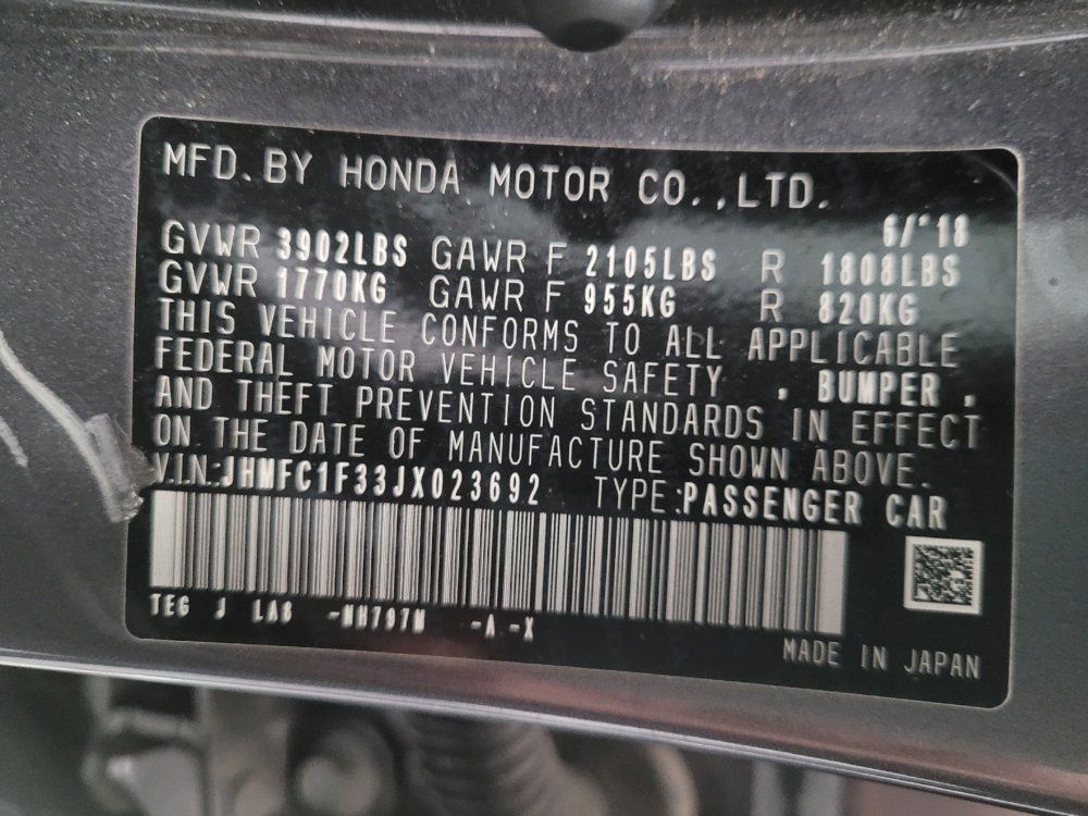 Used 2018 Honda Civic EX-T image 33