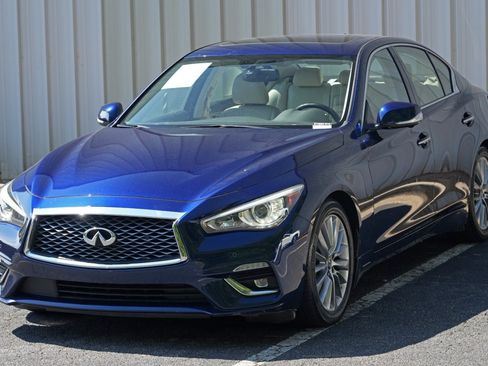 Used 2022 INFINITI Q50 Luxe w/ Cargo Package RWD image 49
