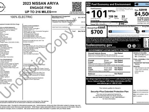 Used 2023 Nissan Ariya FWD image 2