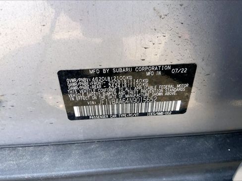 Used 2022 Subaru WRX AWD/4WD image 37