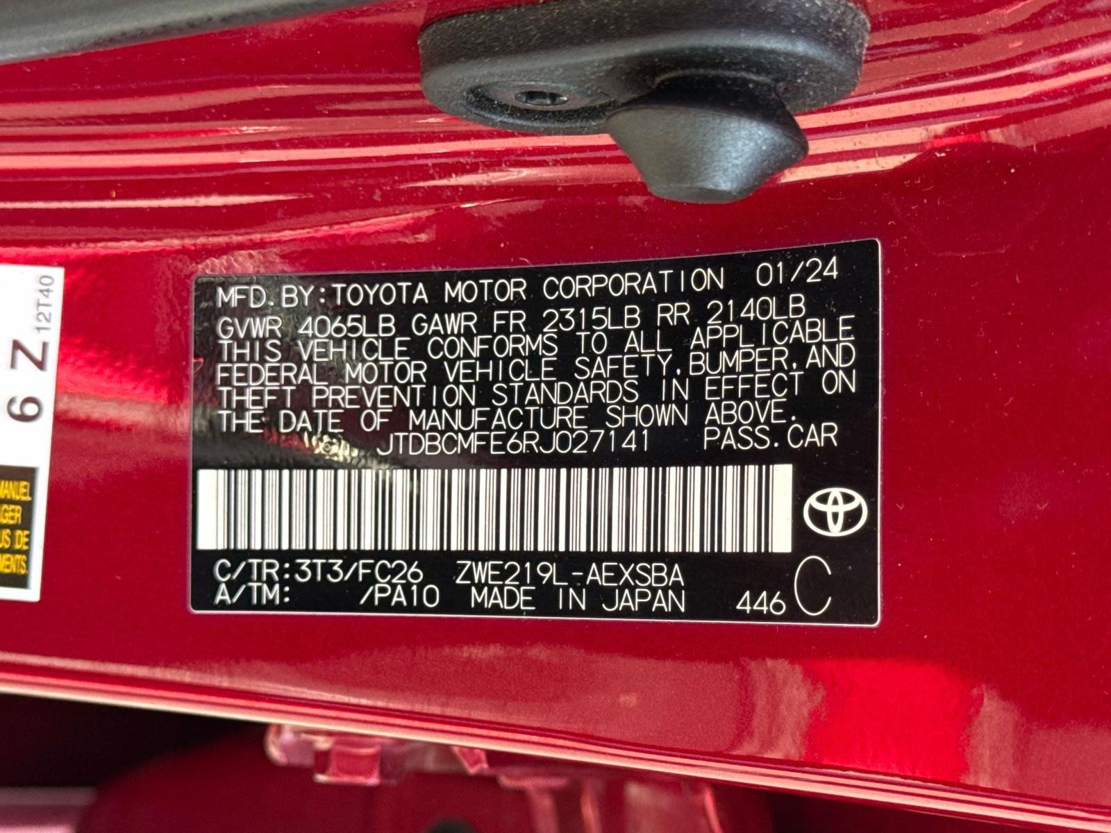 Used 2024 Toyota Corolla SE w/ SE Package FWD image 29