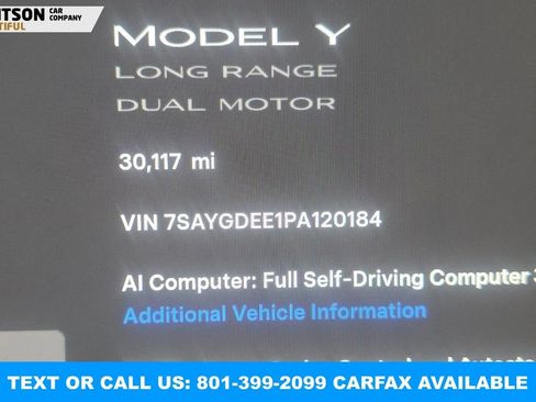 Used 2023 Tesla Model Y Long Range AWD/4WD image 5