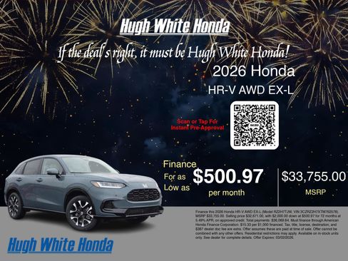 New 2026 Honda HR-V EX-L image 7