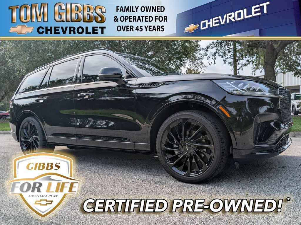 Used 2025 Lincoln Aviator Reserve w/ Jet Appearance Package RWD image 1