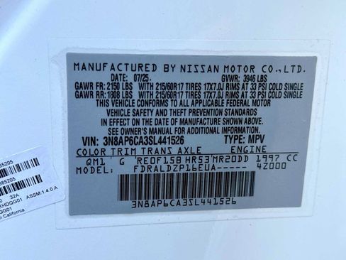 Used 2025 Nissan Kicks SV FWD image 22