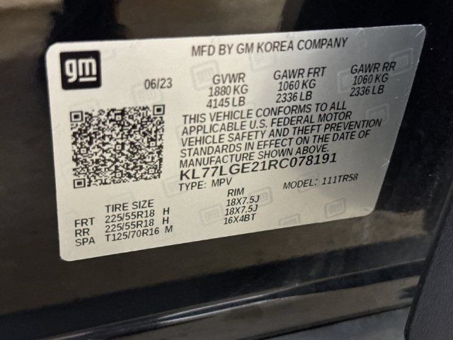 Used 2024 Chevrolet Trax RS w/ Driver Confidence Package FWD image 27