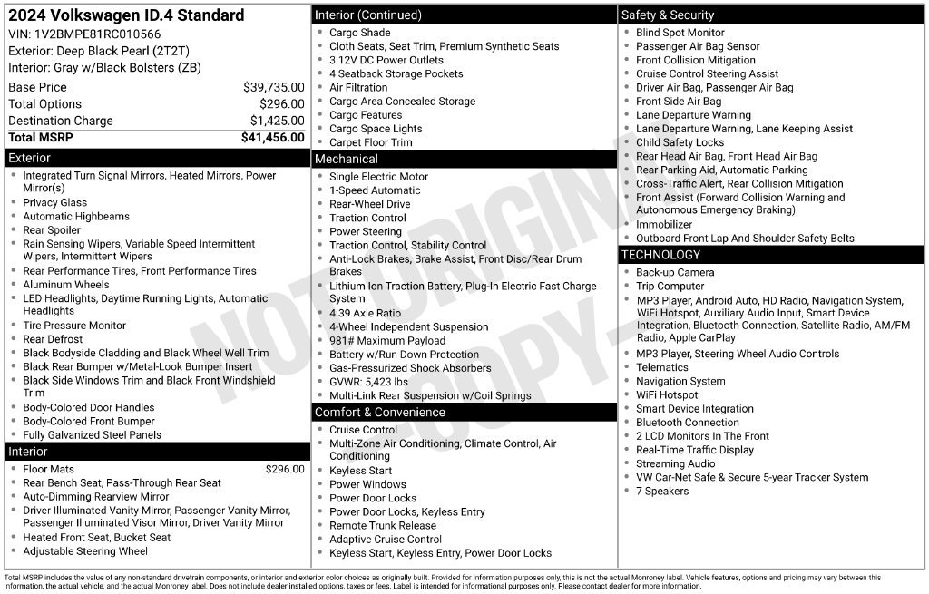 Certified 2024 Volkswagen ID.4 2WD image 3