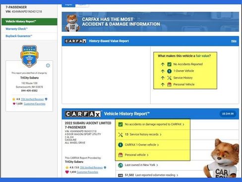Used 2022 Subaru Ascent Limited w/ Technology Package image 2