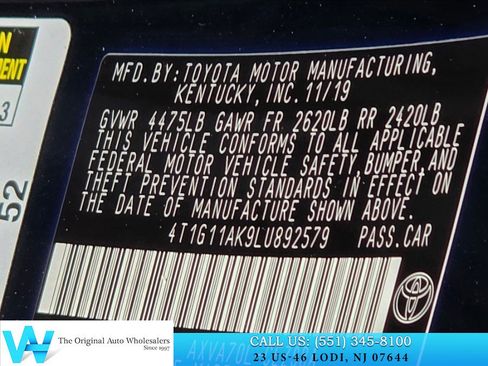 Used 2020 Toyota Camry SE FWD image 20