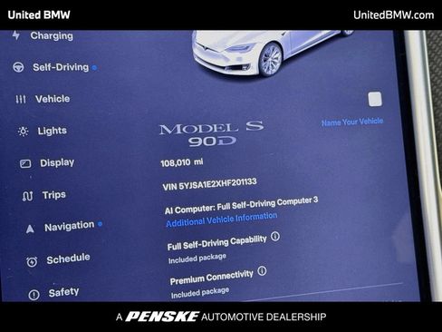 Used 2017 Tesla Model S 90D AWD/4WD image 14
