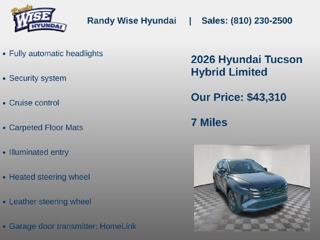 New 2026 Hyundai Tucson Limited w/ Tow & Go Package AWD/4WD image 15