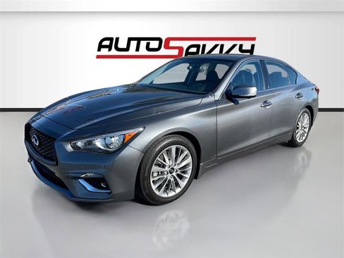 Used 2021 INFINITI Q50 Luxe w/ Cargo Package image 3