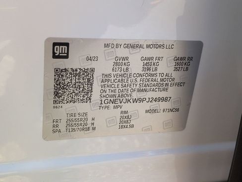 Certified 2023 Chevrolet Traverse RS AWD/4WD image 31