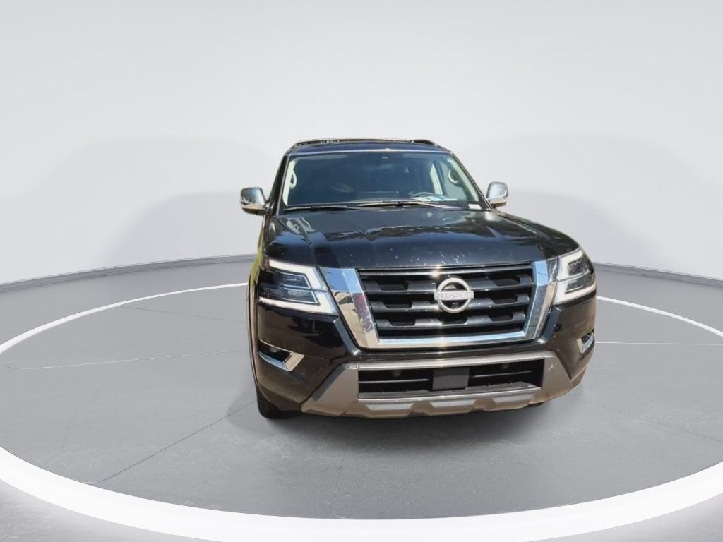 Used 2023 Nissan Armada Platinum w/ Captain's Chairs Package RWD image 3