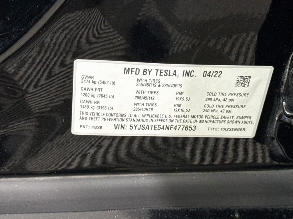 Used 2022 Tesla Model S AWD/4WD image 35
