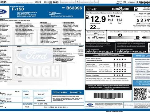 Used 2024 Ford F150 Tremor w/ Equipment Group 402A High image 3