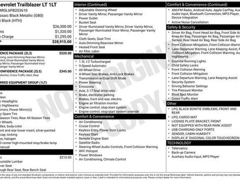 Certified 2023 Chevrolet TrailBlazer LT w/ Convenience Package image 7