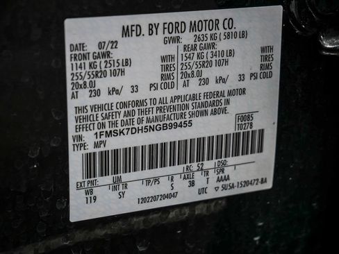 Used 2022 Ford Explorer XLT w/ Equipment Group 202A RWD image 39