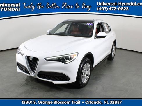 Used 2021 Alfa Romeo Stelvio Sprint w/ Sun & Sound Package RWD image 1