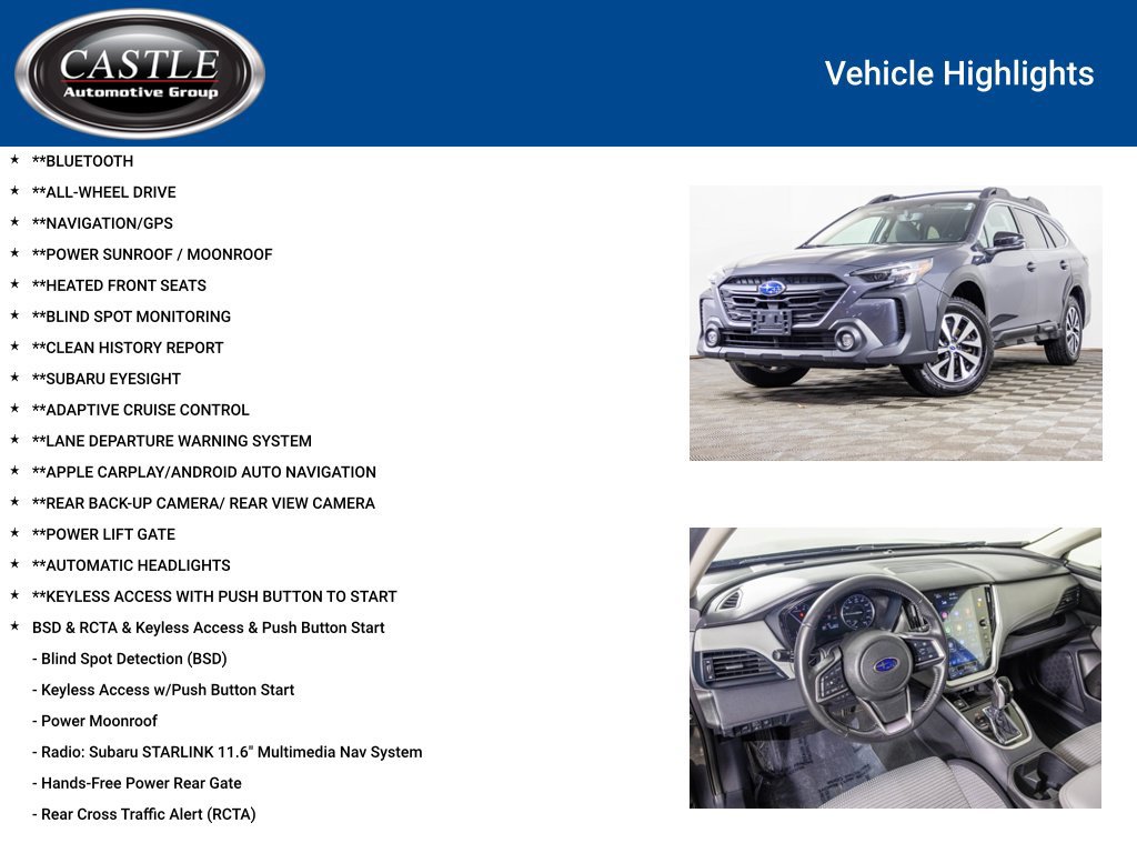 Used 2024 Subaru Outback Premium AWD/4WD image 3